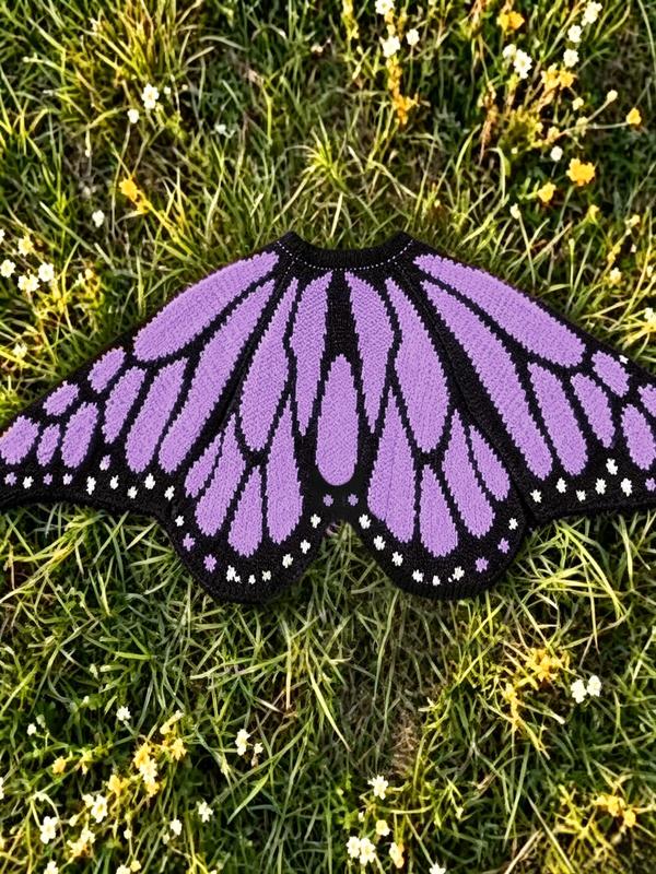 Knitted Butterfly Cardigan
